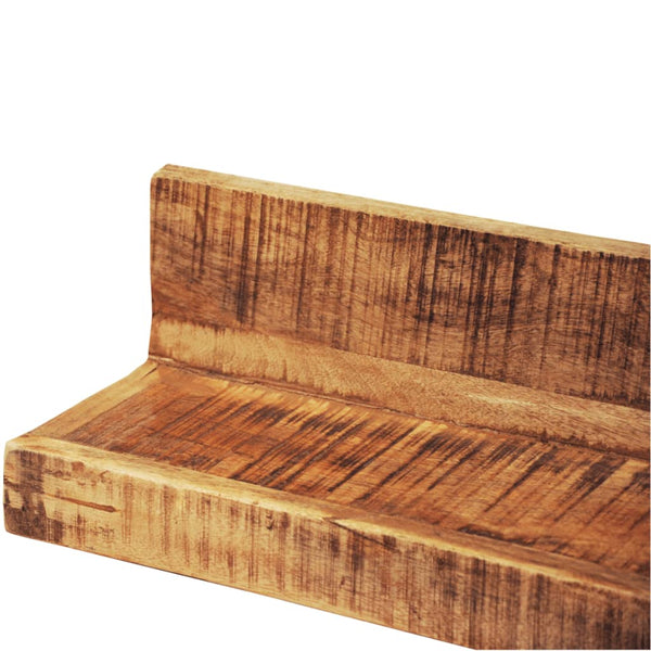 vidaXL Wall Shelves 2 pcs. Solid Wood