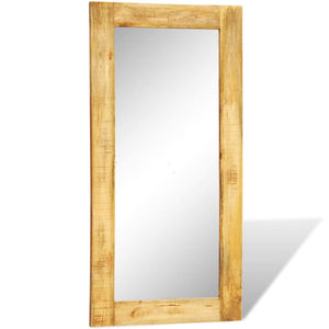 vidaXL Wall Mirror with Solid Wood Frame 120x60 cm