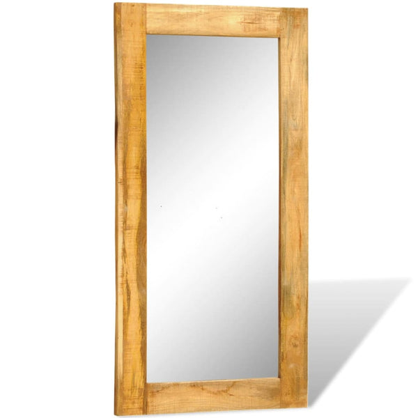 vidaXL Wall Mirror with Solid Wood Frame 120x60 cm