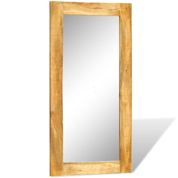 vidaXL Wall Mirror with Solid Wood Frame 120x60 cm