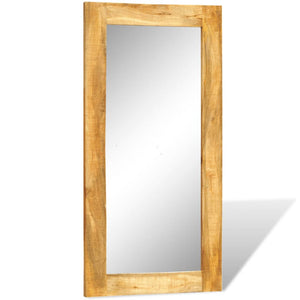 vidaXL Wall Mirror with Solid Wood Frame 120x60 cm