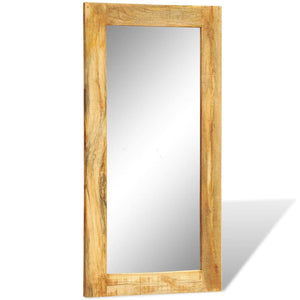 vidaXL Wall Mirror with Solid Wood Frame 120x60 cm
