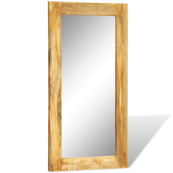 vidaXL Wall Mirror with Solid Wood Frame 120x60 cm