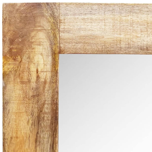 vidaXL Wall Mirror with Solid Wood Frame 120x60 cm
