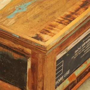 vidaXL Coffee Table with Storage Vintage Reclaimed Wood