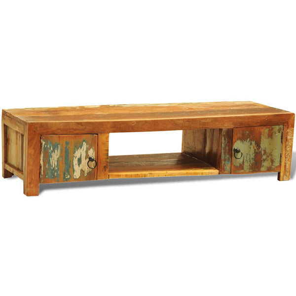 vidaXL TV Cabinet with 2 Doors Reclaimed Wood Vintage