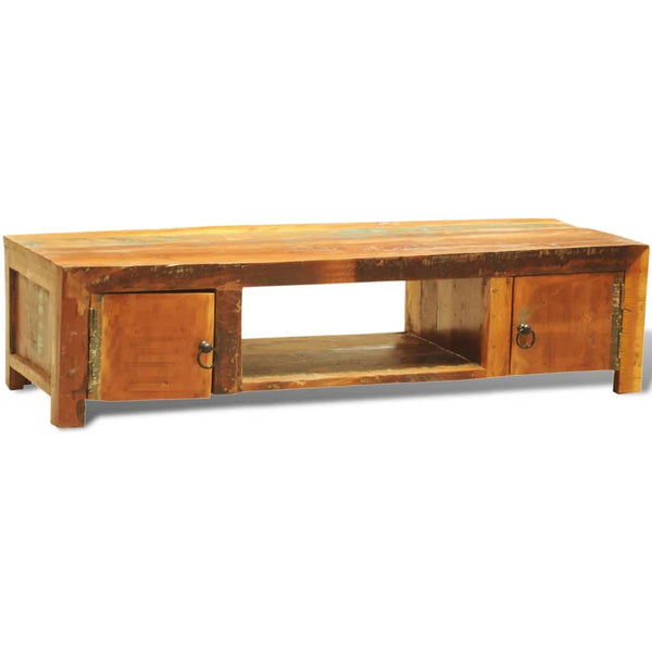 vidaXL TV Cabinet with 2 Doors Reclaimed Wood Vintage