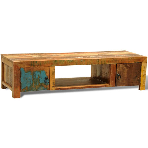 vidaXL TV Cabinet with 2 Doors Reclaimed Wood Vintage