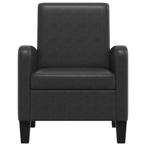 vidaXL Armchair Black Faux Leather