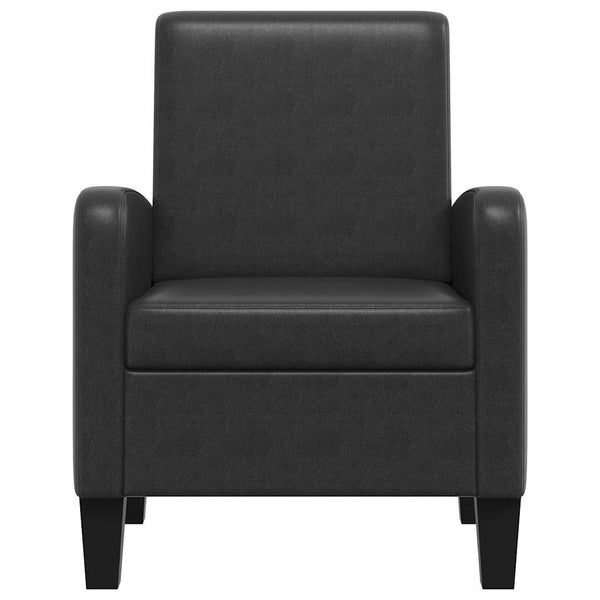 vidaXL Armchair Black Faux Leather