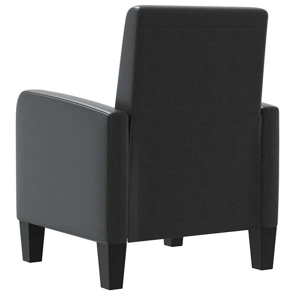 vidaXL Armchair Black Faux Leather