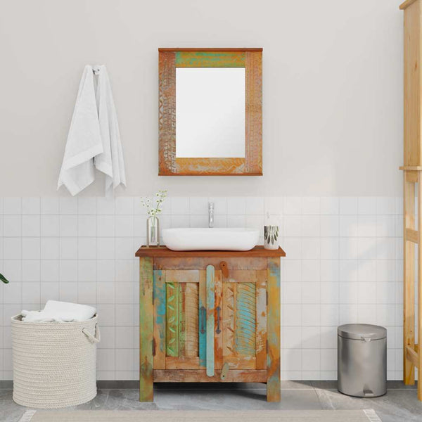 Bathroom Vanity with Mirror Solid Wood