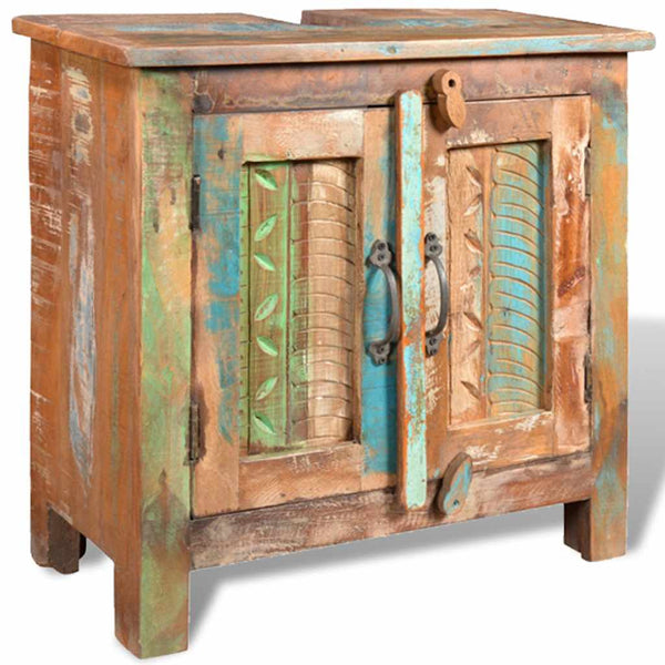 Bathroom Vanity with Mirror Solid Wood