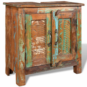 Bathroom Vanity with Mirror Solid Wood