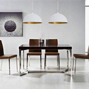 vidaXL Ceiling Lamp 2 pcs. Height-Adjustable Hemispherical White