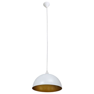 vidaXL Ceiling Lamp 2 pcs. Height-Adjustable Hemispherical White