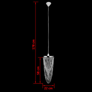 Chandelier 22x58 cm