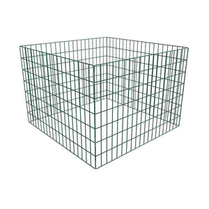 vidaXL Square Mesh Garden Compost Bin 100 x 100 x 70 cm