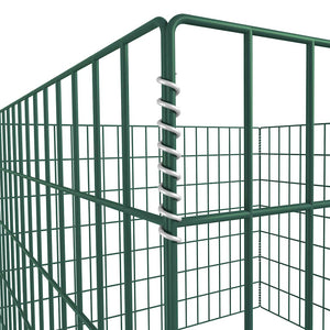 vidaXL Square Mesh Garden Compost Bin 100 x 100 x 70 cm
