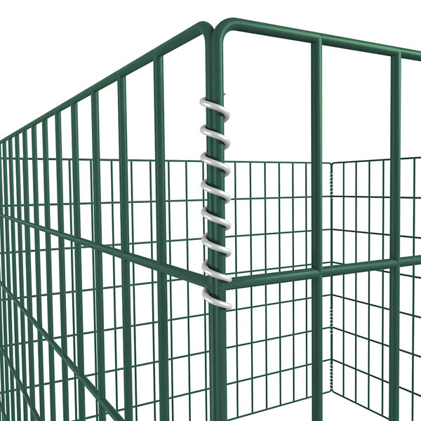 vidaXL Square Mesh Garden Compost Bin 100 x 100 x 70 cm