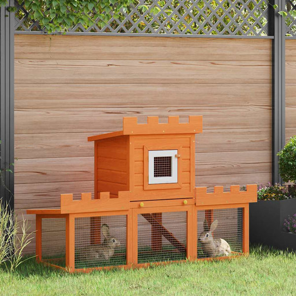 Large Rabbit Hutch Small Animal Cage Single House