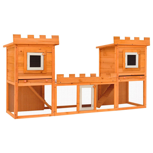 Large Rabbit Hutch Small Animal Cage Duplex