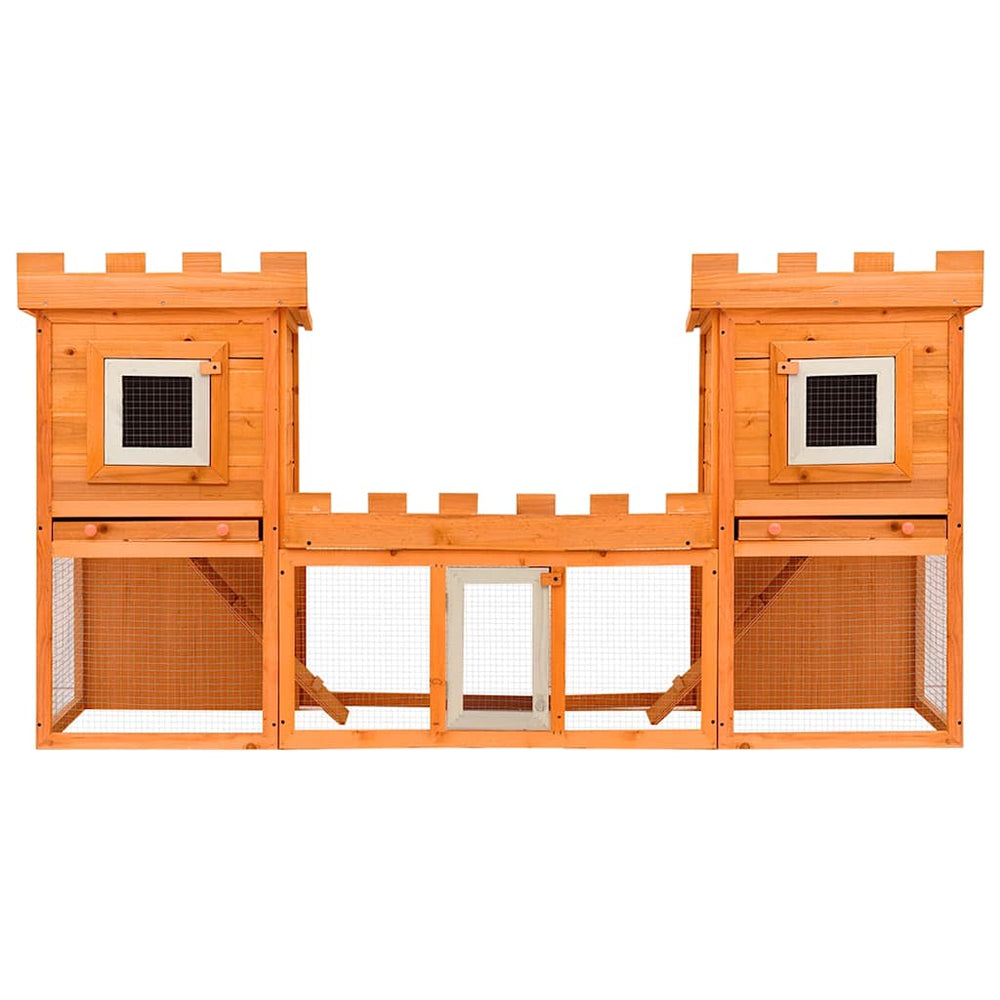 Large Rabbit Hutch Small Animal Cage Duplex