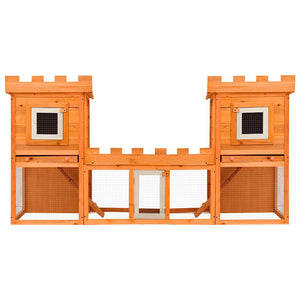 Large Rabbit Hutch Small Animal Cage Duplex