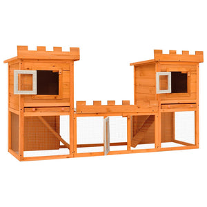 Large Rabbit Hutch Small Animal Cage Duplex