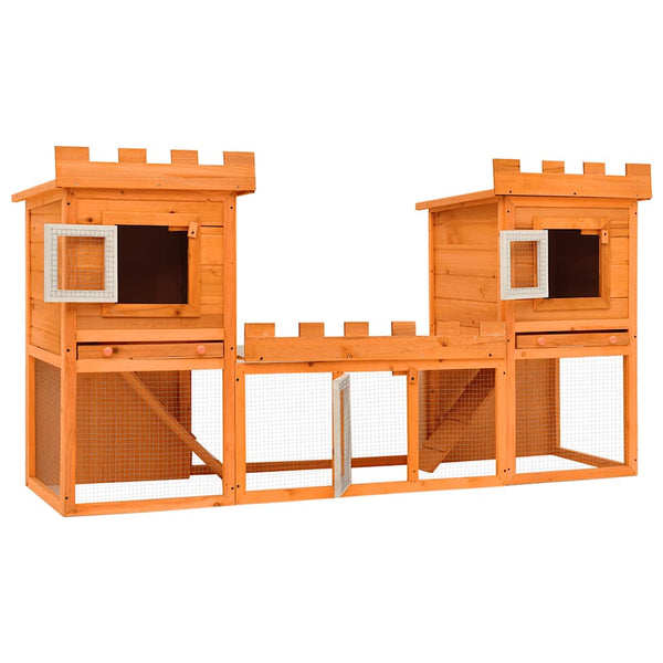 Large Rabbit Hutch Small Animal Cage Duplex
