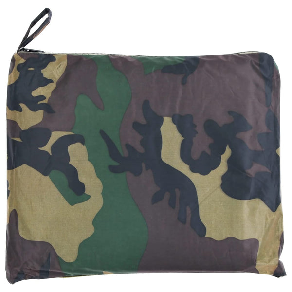 Men's 2-Piece Camouflage Rain Suit with Hood, Size XL