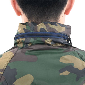 Men's 2-Piece Camouflage Rain Suit with Hood, Size XL
