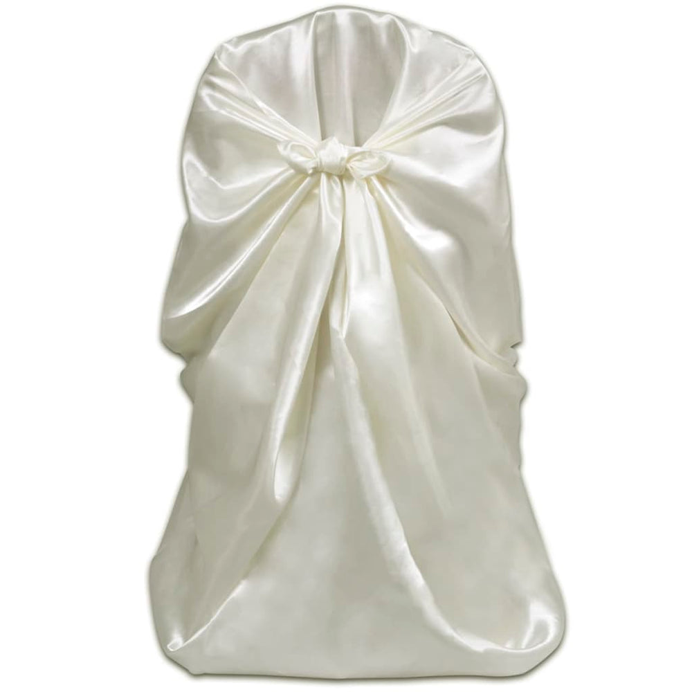 6 x Chair Cover for Wedding Banquet Cream