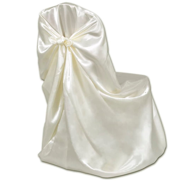 6 x Chair Cover for Wedding Banquet Cream