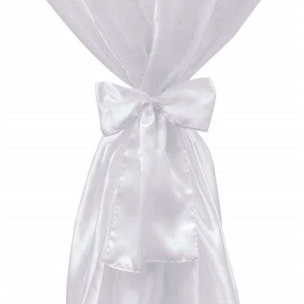 2 x Tablecloth Cover for High Table, white, 60 cm