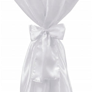 2 x Tablecloth Cover for High Table, white, 60 cm