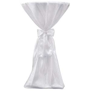 2 x Table Cover Bar Table Cover white 70 cm