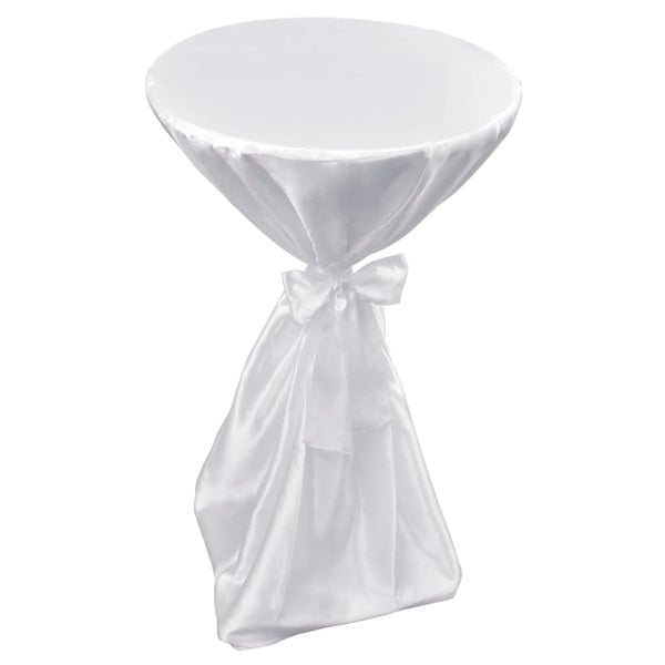 2 x Table Cover Bar Table Cover white 70 cm