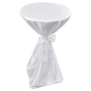 2 x Table Cover Bar Table Cover white 70 cm