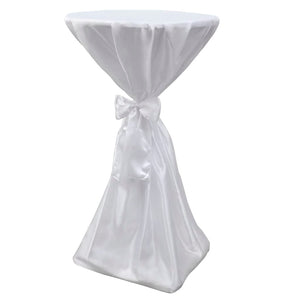 2 x Table Cover Bar Table Cover white 80 cm
