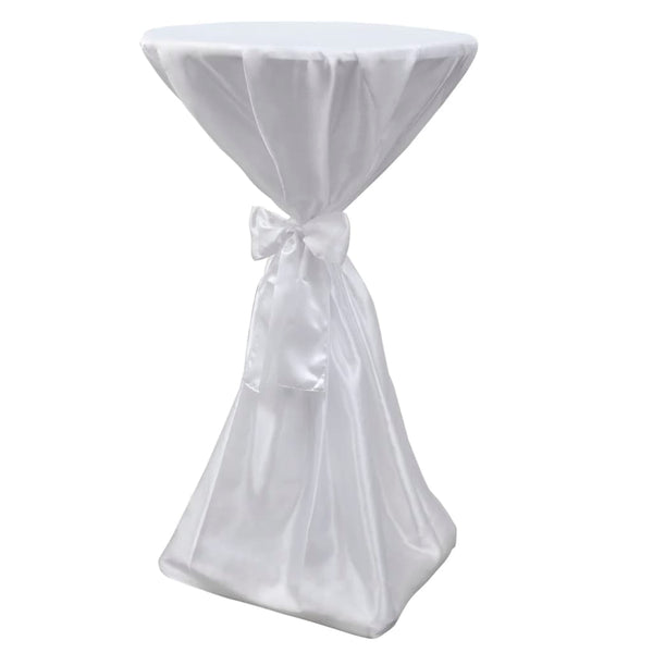 2 x Table Cover Bar Table Cover white 80 cm