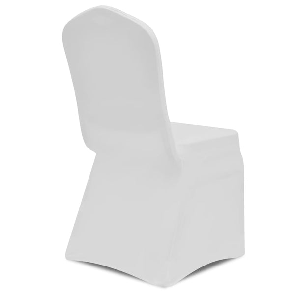6 x Chair Cover Stretch Cover White