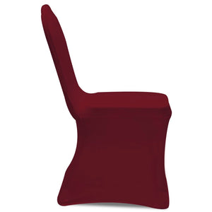 6 x Chair Cover Stretch Cover burgundy