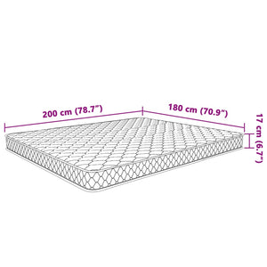 vidaXL Memory Foam Mattress 200x160x17 cm Soft