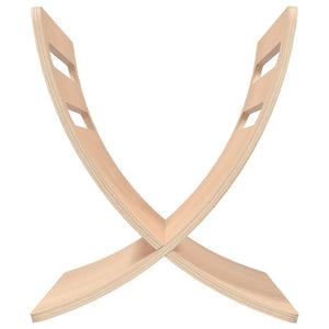 vidaXL Newspaper Rack Wood Freestanding Natural