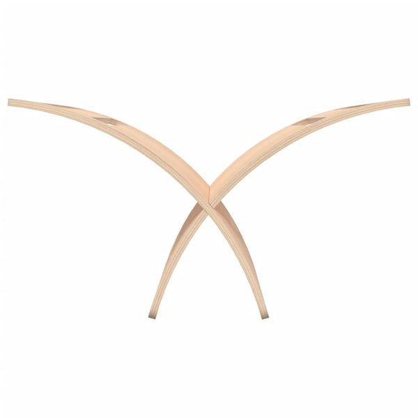 vidaXL Newspaper Rack Wood Freestanding Natural