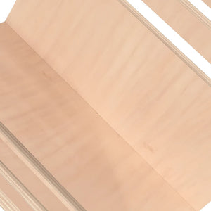 vidaXL Newspaper Rack Wood Freestanding Natural