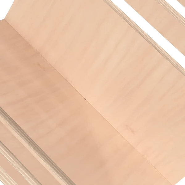 vidaXL Newspaper Rack Wood Freestanding Natural