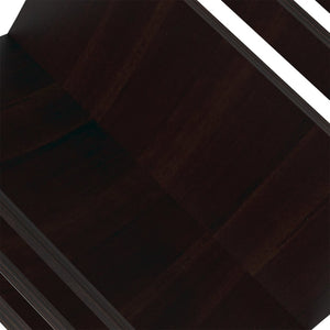 vidaXL Freestanding Wooden Newspaper Rack Brown