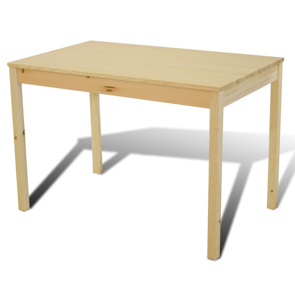 Dining Table Wooden Table with 4 Wooden Chairs Dining Set Dining Group